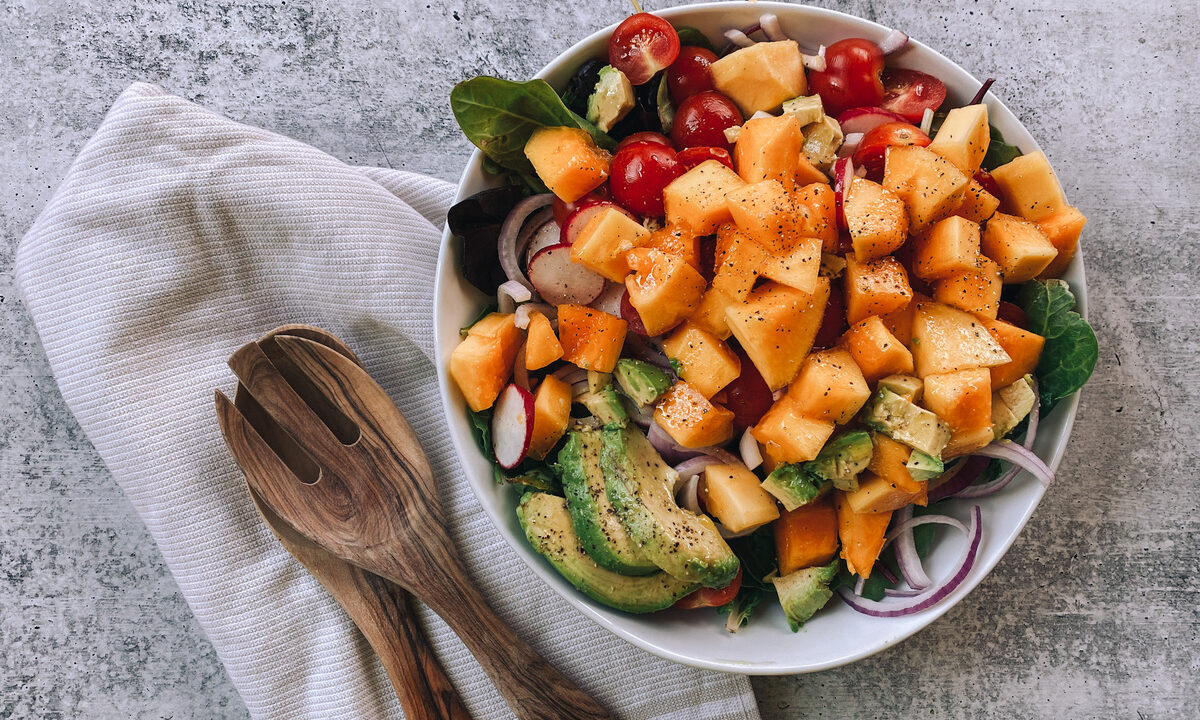 Cubano Salad with Avocado and Papaya